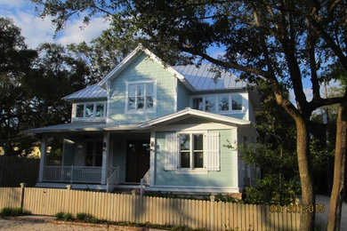 Inspiration for a craftsman entryway remodel in Jacksonville