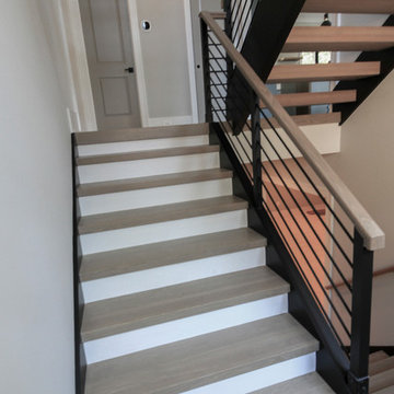 Project #52 | Minimalist Open Riser Stairway