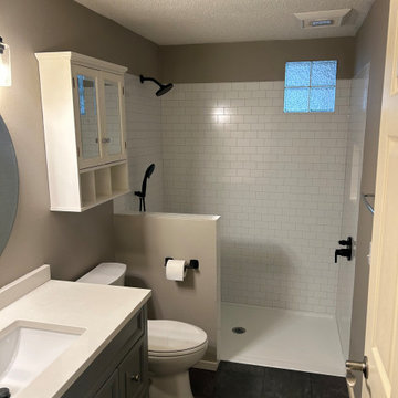 Accessible Bathroom Remodel | Walk-In Shower Conversion