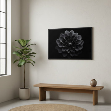 Black Beauty Japandi Style Artwork