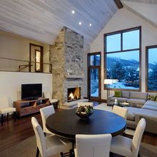 living room / fireplace