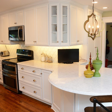 Monrovia, MD White Kitchen Remodel