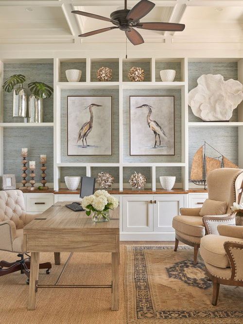 Best 30 Beach Style Home Office Ideas & Decoration Pictures Houzz