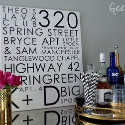 Canvas word art collection by Geezees - Prints And Posters