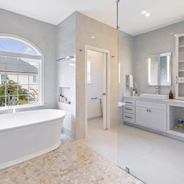 Bright & Fascinating Master Bathroom in Ashburn VA