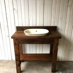 Reclaimed Barn Wood Vanity - Bathroom Vanities And Sink Consoles