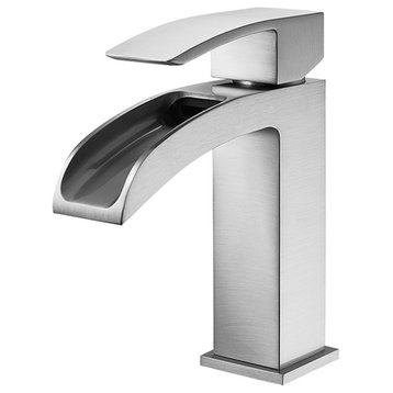 Liberty Single-Handle Basin Bathroom Faucet, Satin Nickel