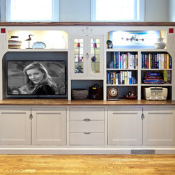 Custom Buchanan Cabinet, Right Side - Bookcases