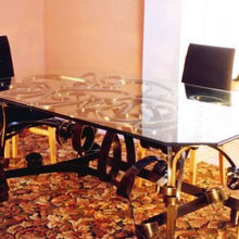 Custom Metal Tables by Sadlemire   www.sadlemire.com