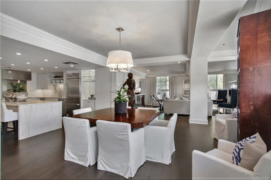 Inspiration for a transitional dining room remodel in New Orleans