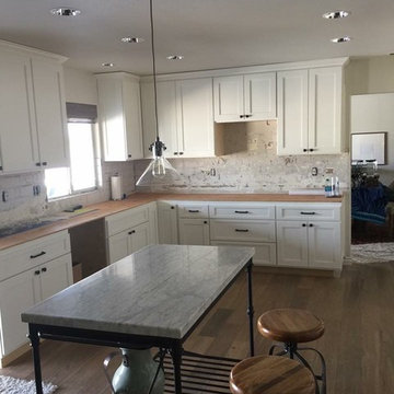 White Painted Kitchen | Snows Custom Cabinetry
