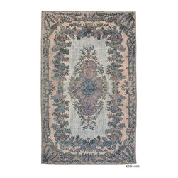 Hand Carved Over-Dyed Rug - Area Rugs
