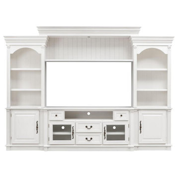 Newport White Entertainment Center for TVs up to 65