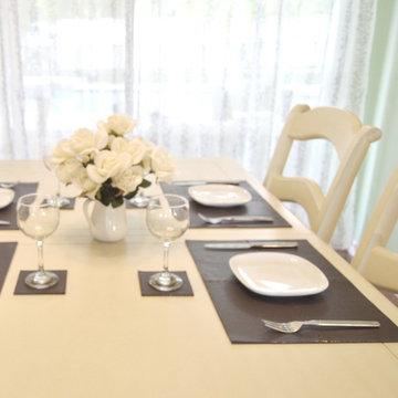 High End Leather Placemats and Coasters