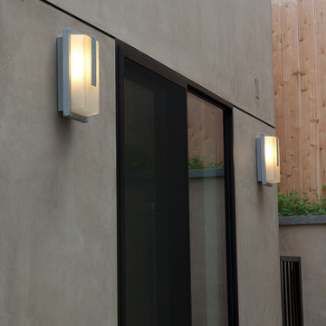 Neptune Wet Location Wall Fixtures in Entryway