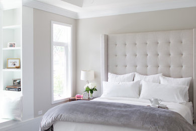 Trendy bedroom photo in Chicago