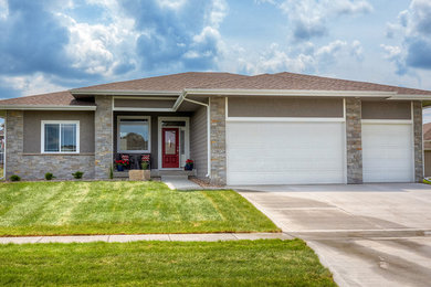 Inspiration for a modern exterior home remodel in Other