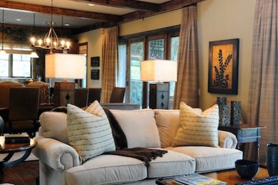 Elegant living room photo in Other