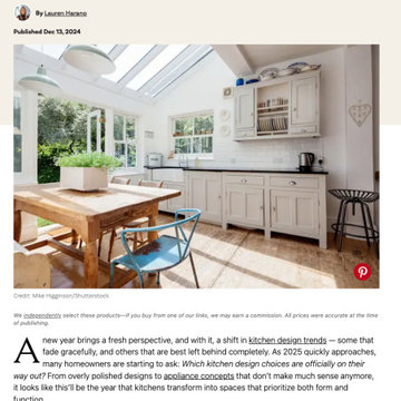 6 Kitchen Trends Definitely on Their Way Out in 2025, According to Designers