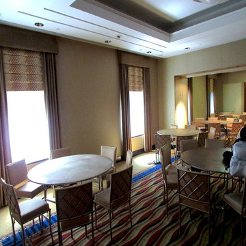 Millennium Broadway conference room drapes & roman shades