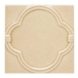Tuileries Vendome Decorative Field in Breton Beige - Tile