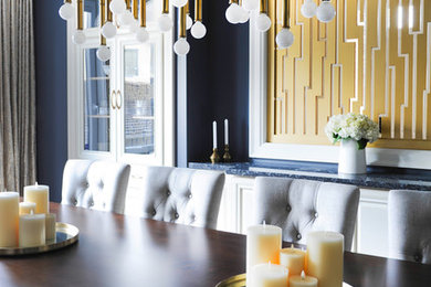 Inspiration for a dining room remodel in Vancouver