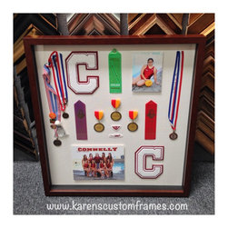 Sports Memorabilia in Custom Shadowbox Frames - Products