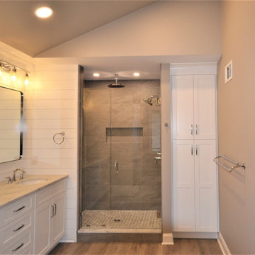 Large Owner’s bathroom and closet renovation in West Chester
