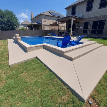 Pool Build - Backyard Oasis