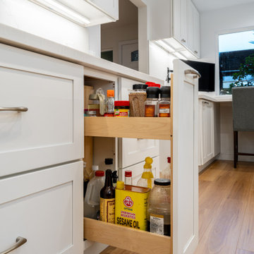 Modern White Kitchen with Efficient Storage Solutions 3 | RTA The Cabination
