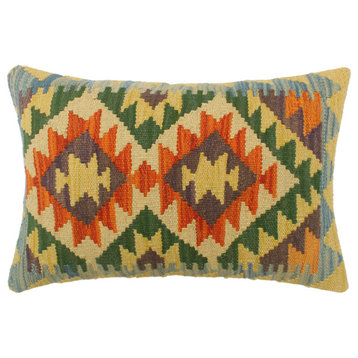 Turkish Rustic Cairns Hand Woven Kilim Pillow