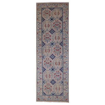 Hand Knotted William Morris Rug 5' 6" X 17' 3" Q6577
