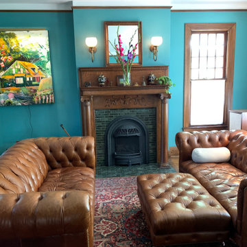 Jade Moss Victorian Fireplace