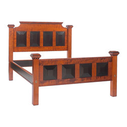 Michigan Avenue Lowpost Bed in Tiger Maple - Products