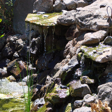 Waterfeatures, Fountains, Waterstorage Raingardens
