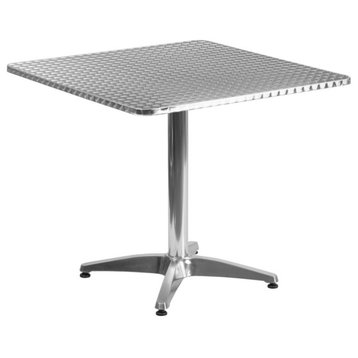 Flash 31.5'' Square Aluminum Table/Base - TLH-053-3-GG