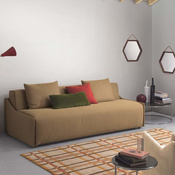 Komfortable Design Schlafsofas mit integriertem Hochbett