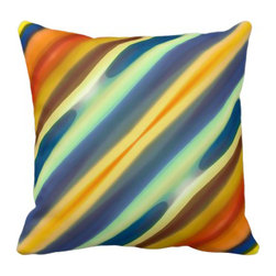 Abstract Art Fury Pattern 3 Pillow - Decorative Pillows