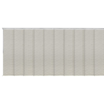 Eliana 10-Panel Track Extendable Vertical Blinds 120-218"W