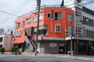 オレンジの外壁♪飯田市でおぐねぇーさんのご実家を外壁塗装
