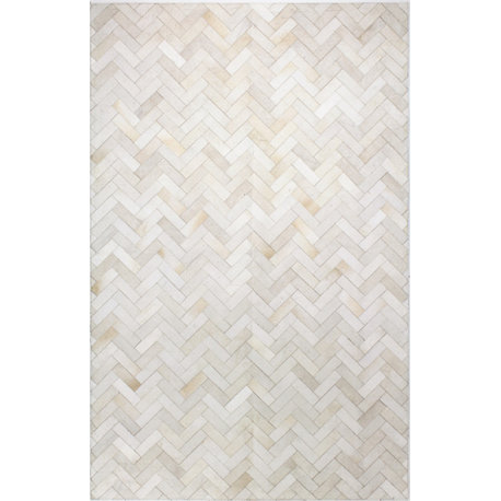 Bashian Quentin Area Rug, Cream, 8'x10'