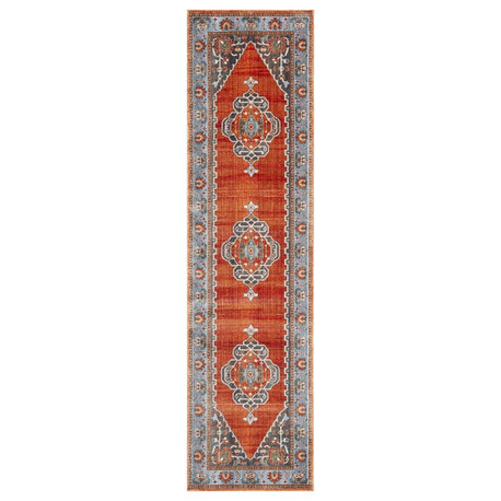 Safavieh Vintage Persian Vtp482p Rust / Blue Rug