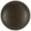 Manchester Knob 1.25" Diameter, Rustic Iron