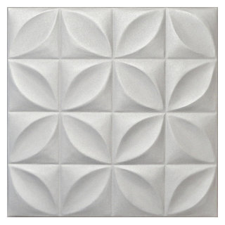 R35 Ultra Pure White BEHR Styrofoam Glue Up Ceiling Tile 20x20 -  Euro-Deco Ceilings