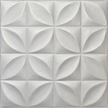 19.6"x19.6" Styrofoam Glue Up Ceiling Tiles R3 Platinum