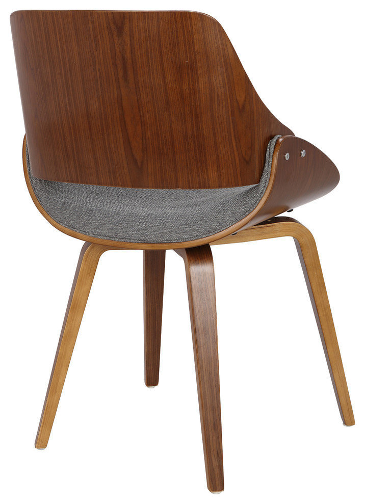 Lumisource Fabrizzi Dining/Accent Chair, Gray