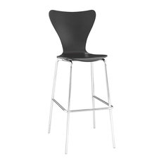 Modway - Modway Ernie Wood Bar Stool EEI-538-BLK - Bar Stools and Counter Stools