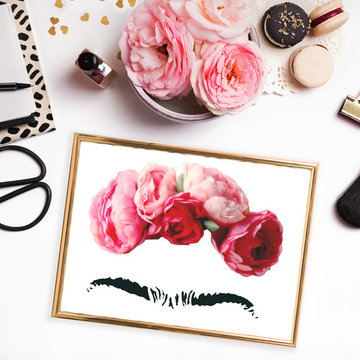 Brow-Brow Chicka WoW-WoW High Quality Canvas Prints