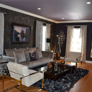 Warm Modern Living Room