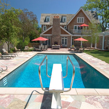 Winnetka, IL Swimming Pool with 1 Meter Diving board
